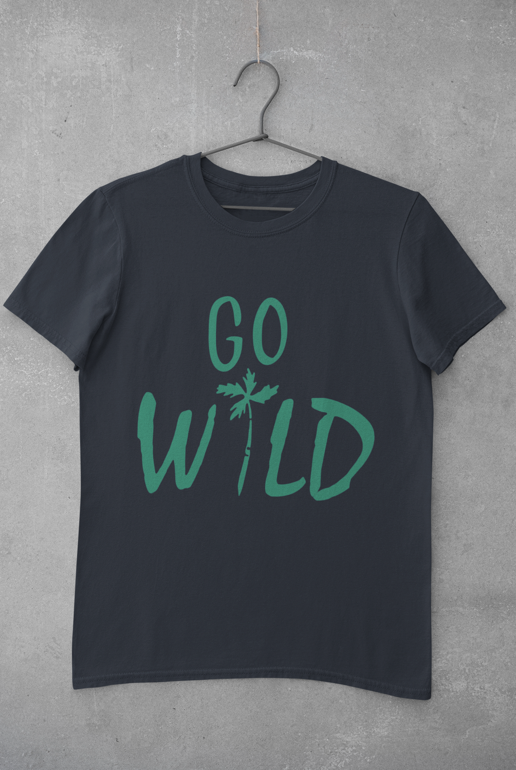 Go Wild Mens Half Sleeves T-shirt- KidsFashionVilla