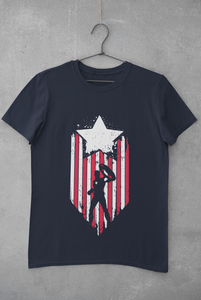 Captain America Web Series Women Half Sleeves T-shirt- KidsFashionVilla
