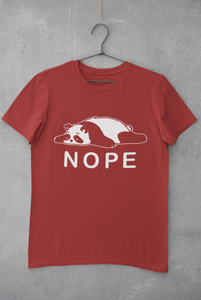 Nope Women Half Sleeves T-shirt- KidsFashionVilla