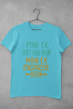 Load image into Gallery viewer, Pyaar Ek Art Hai Aur Main Ek Engineer Ho Women Half Sleeves T-shirt- KidsFashionVilla
