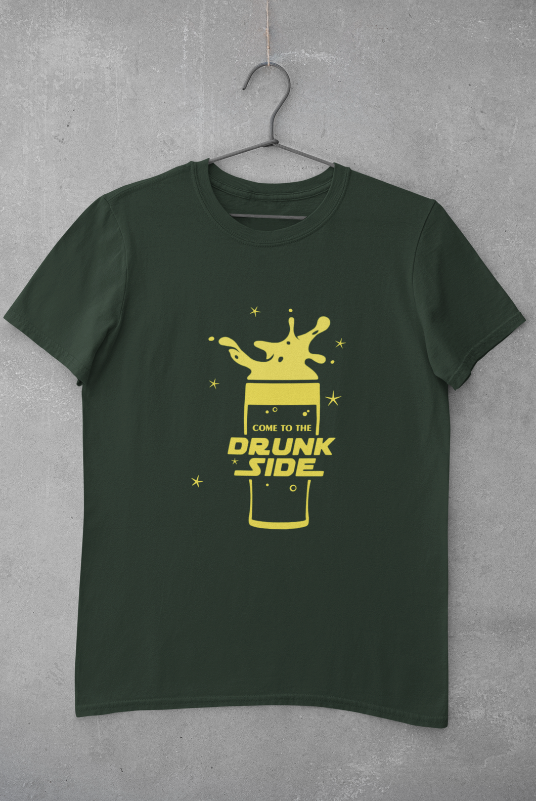 Drunk Mens Half Sleeves T-shirt- KidsFashionVilla