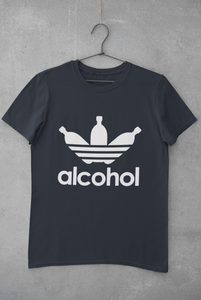 Alcohol Women Half Sleeves T-shirt- KidsFashionVilla