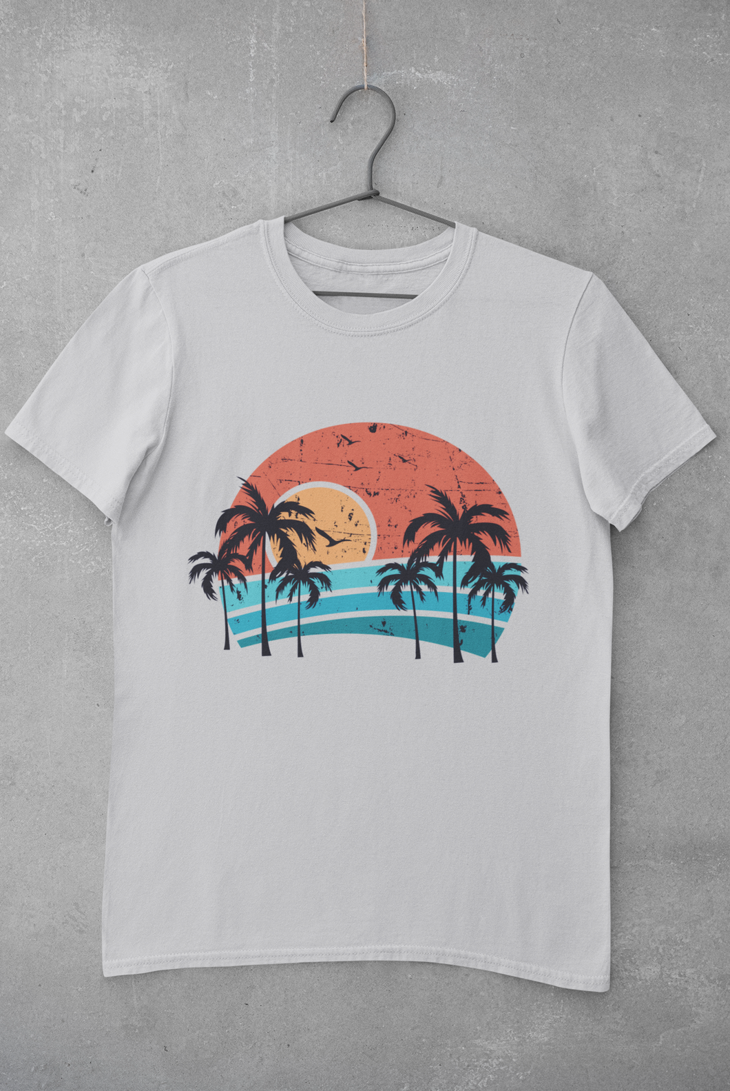 Sunset Women Half Sleeves T-shirt- KidsFashionVilla