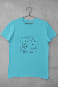 Math Formula Women Half Sleeves T-shirt- KidsFashionVilla