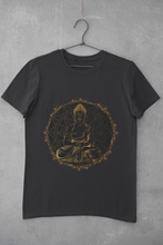 Load image into Gallery viewer, Buddha Gold Women Half Sleeves T-shirt- KidsFashionVilla
