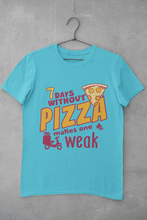 Load image into Gallery viewer, Pizza Women Half Sleeves T-shirt- KidsFashionVilla
