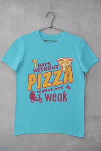 Pizza Women Half Sleeves T-shirt- KidsFashionVilla