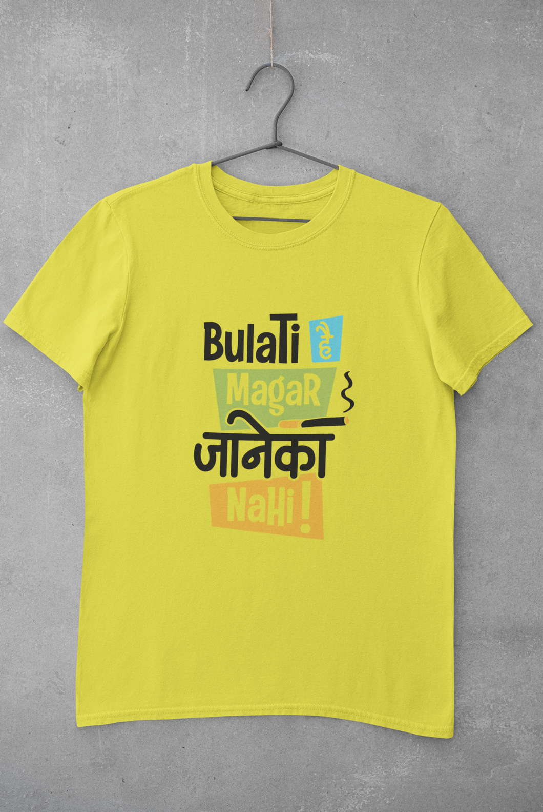 Bulati Hai Magar Janeka Nhi Women Half Sleeves T-shirt- KidsFashionVilla