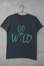 Load image into Gallery viewer, Go Wild Women Half Sleeves T-shirt- KidsFashionVilla
