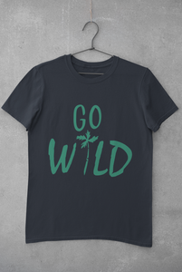 Go Wild Women Half Sleeves T-shirt- KidsFashionVilla