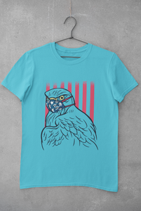 Eagle Women Half Sleeves T-shirt- KidsFashionVilla
