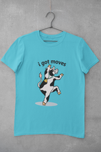 Load image into Gallery viewer, I Got Moves Women Half Sleeves T-shirt- KidsFashionVilla
