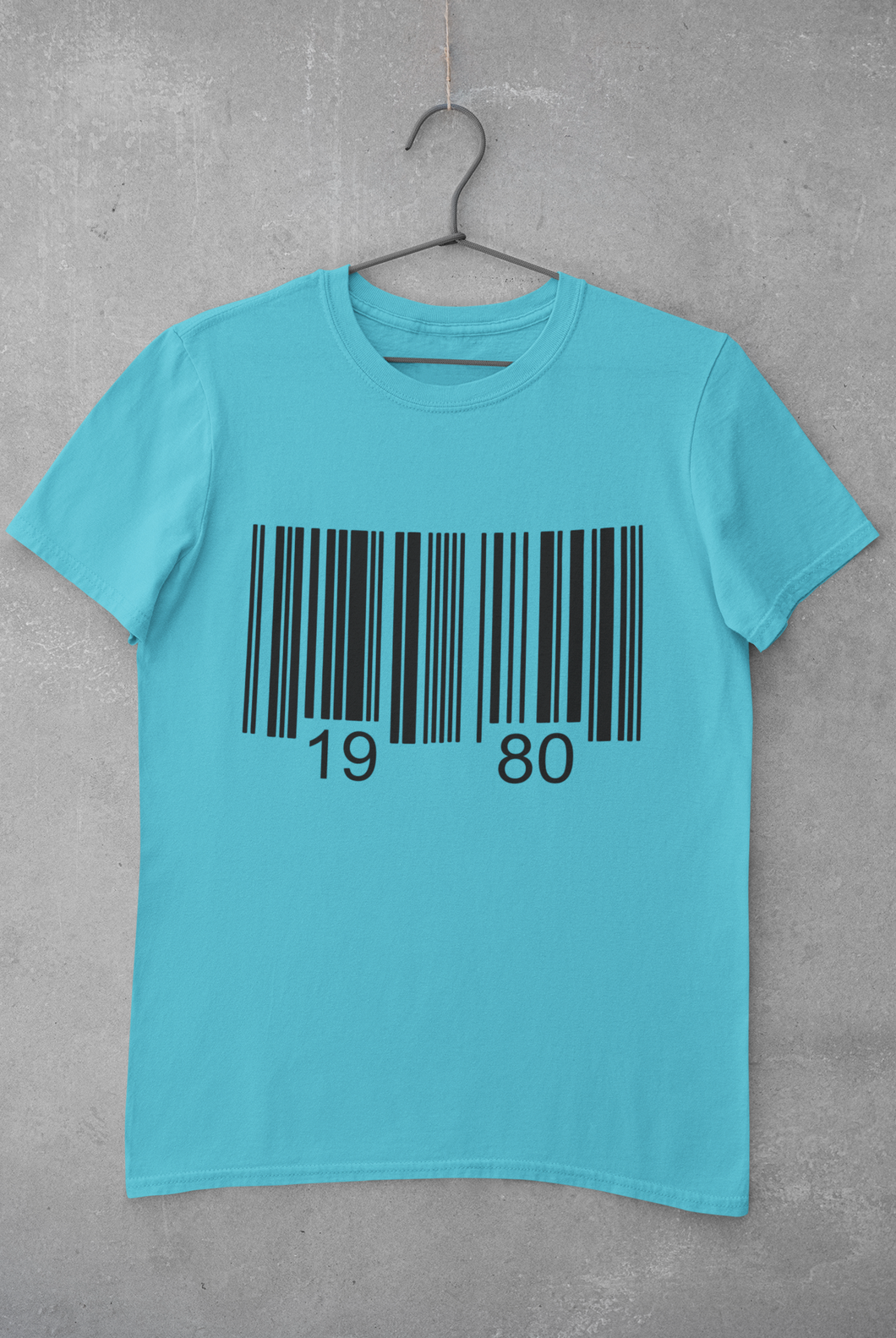 Bar Code Birthday Mens Half Sleeves T-shirt- KidsFashionVilla