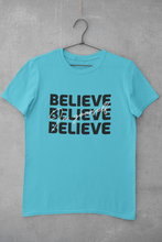 Load image into Gallery viewer, Believe Mens Half Sleeves T-shirt- KidsFashionVilla

