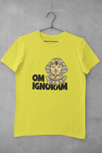Load image into Gallery viewer, Om Ignoram Women Half Sleeves T-shirt- KidsFashionVilla
