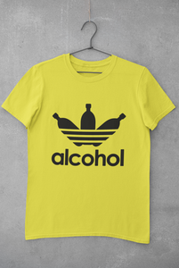 Alcohol Women Half Sleeves T-shirt- KidsFashionVilla