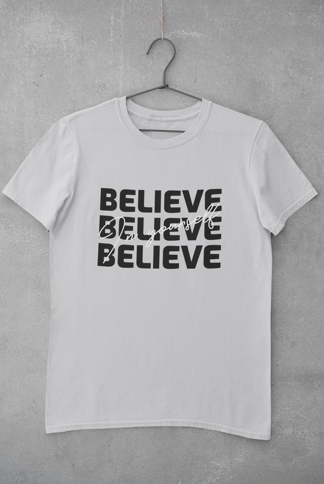 Believe Mens Half Sleeves T-shirt- KidsFashionVilla