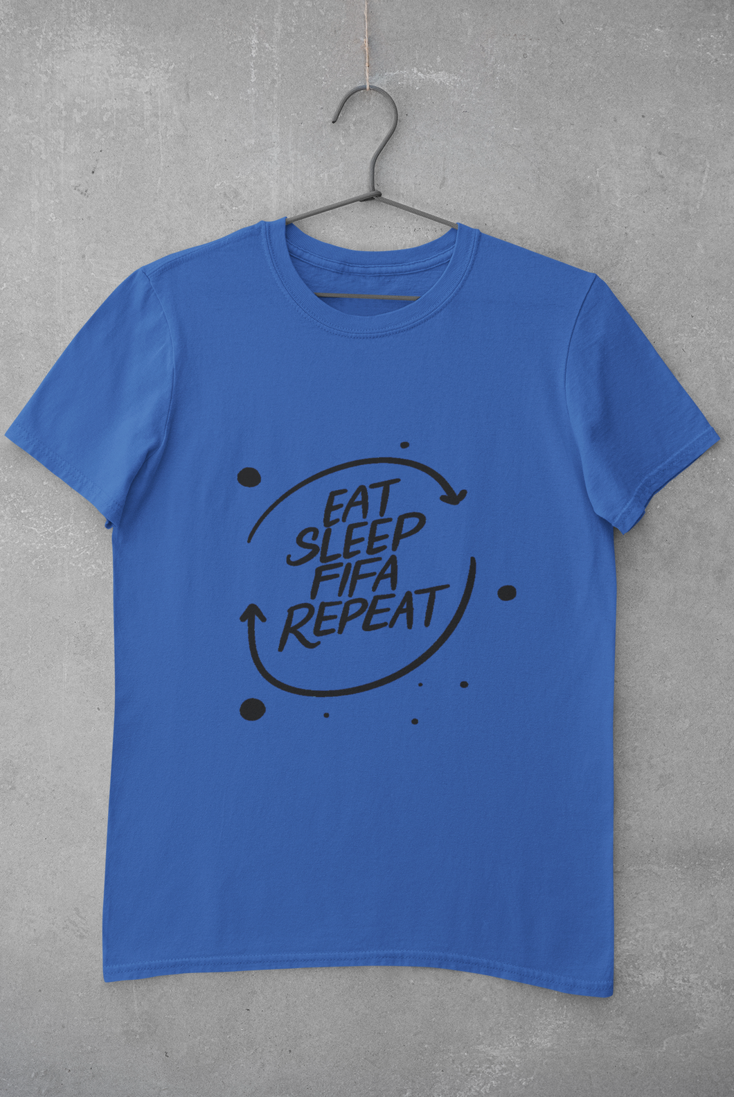 Eat Sleep Repeat  Mens Half Sleeves T-shirt- KidsFashionVilla