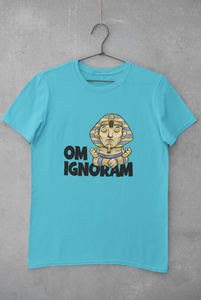 Om Ignoram Mens Half Sleeves T-shirt- KidsFashionVilla