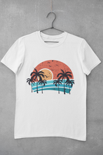 Load image into Gallery viewer, Sunset Mens Half Sleeves T-shirt- KidsFashionVilla
