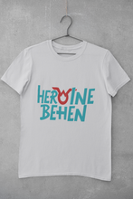 Load image into Gallery viewer, Heroine Behen Women Half Sleeves T-shirt- KidsFashionVilla

