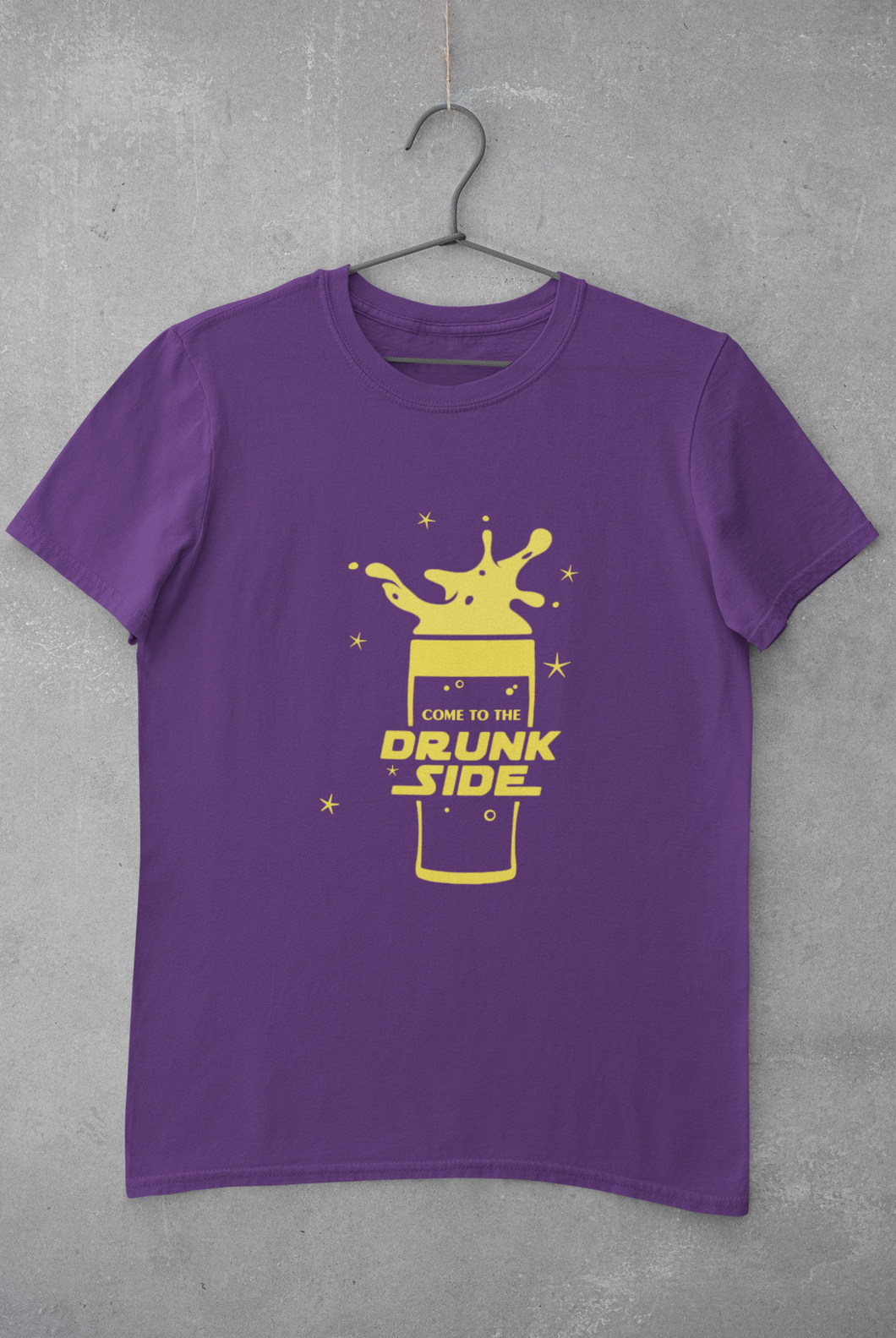 Drunk Mens Half Sleeves T-shirt- KidsFashionVilla