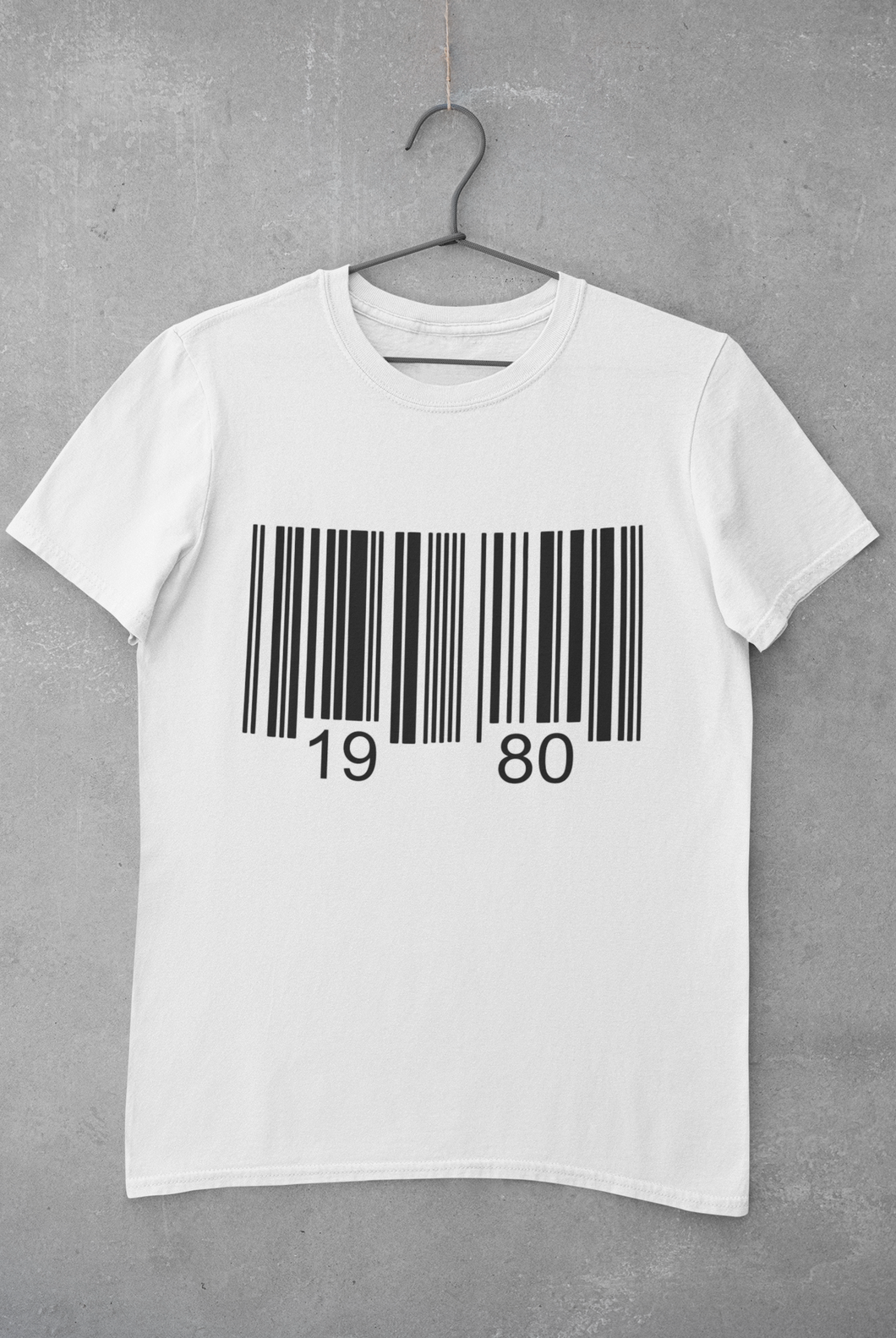 Bar Code Birthday Mens Half Sleeves T-shirt- KidsFashionVilla