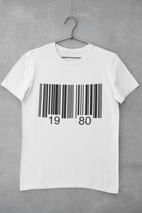 Bar Code Birthday Women Half Sleeves T-shirt- KidsFashionVilla