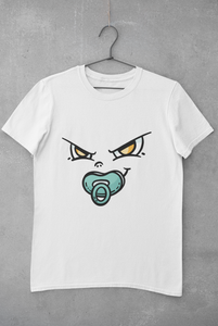 Baby Face Women Half Sleeves T-shirt- KidsFashionVilla