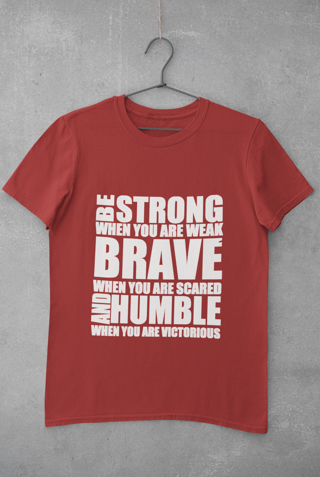 Be Strong Women Half Sleeves T-shirt- KidsFashionVilla