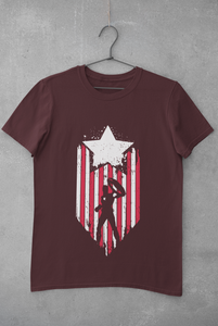 Captain America Web Series Women Half Sleeves T-shirt- KidsFashionVilla