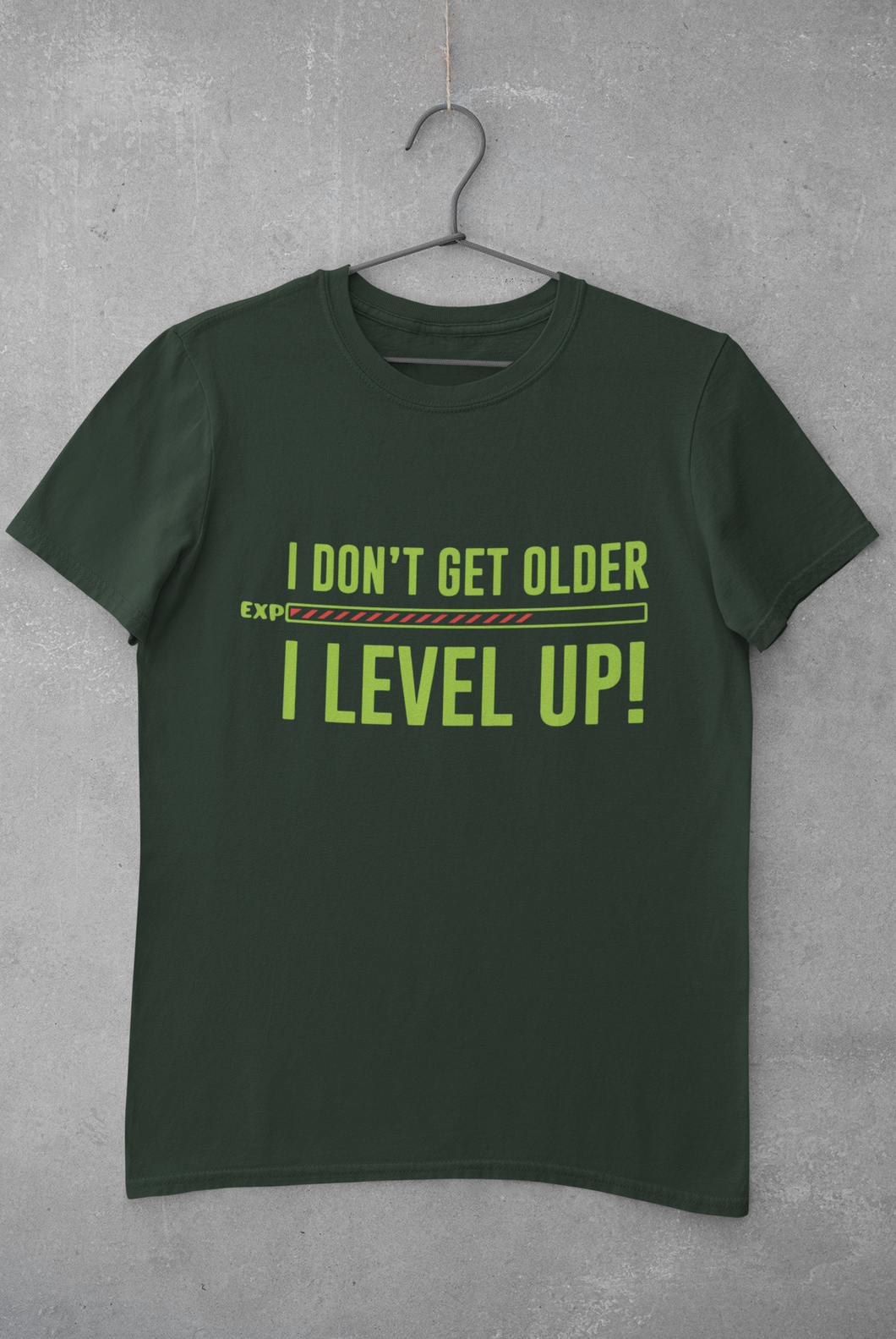 I Level Up Mens Half Sleeves T-shirt- KidsFashionVilla