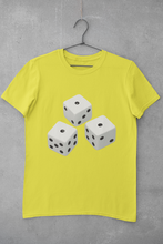 Load image into Gallery viewer, Dice Women Half Sleeves T-shirt- KidsFashionVilla
