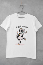 Load image into Gallery viewer, I Got Moves Women Half Sleeves T-shirt- KidsFashionVilla
