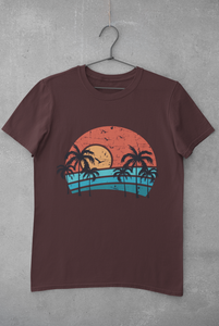 Sunset Women Half Sleeves T-shirt- KidsFashionVilla