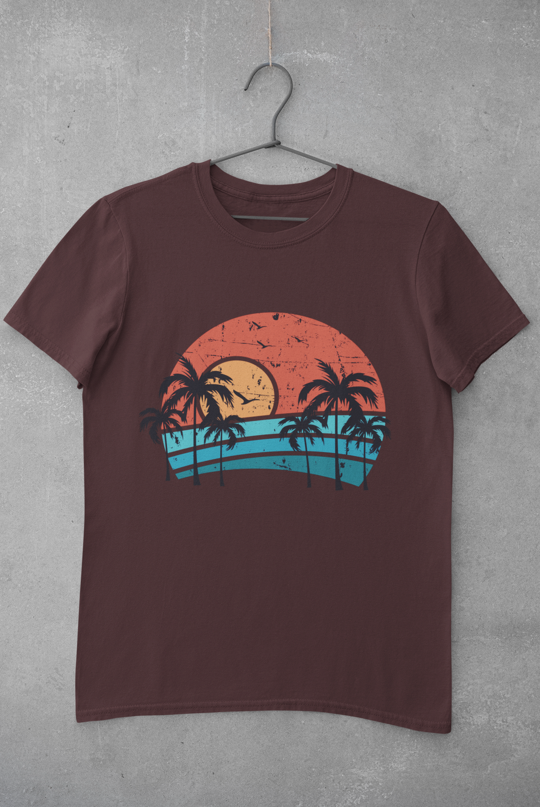 Sunset Women Half Sleeves T-shirt- KidsFashionVilla