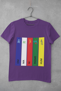 Ladakh Om Mani Padme Hum Women Half Sleeves T-shirt- KidsFashionVilla