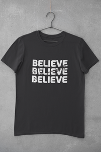 Believe Mens Half Sleeves T-shirt- KidsFashionVilla