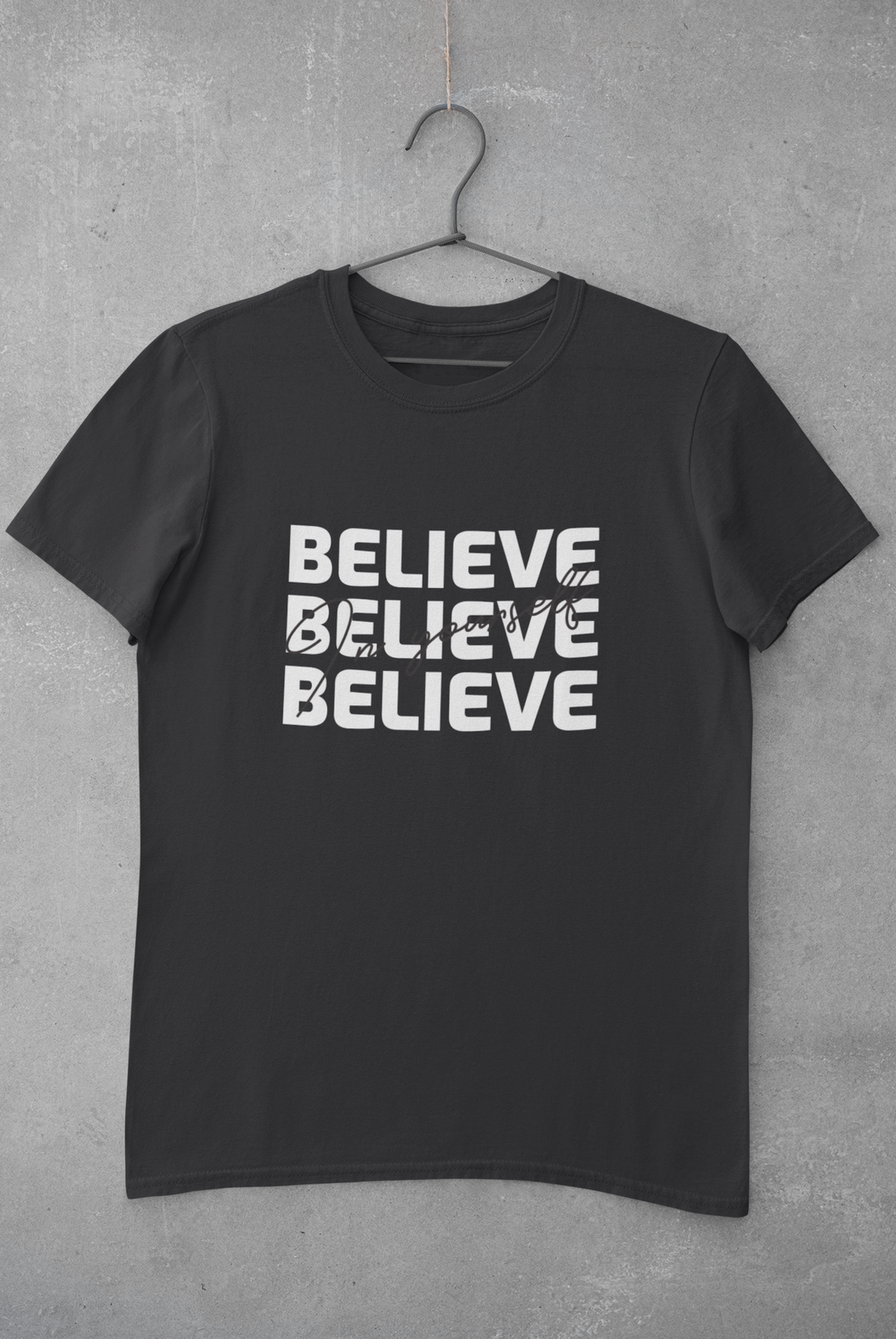 Believe Mens Half Sleeves T-shirt- KidsFashionVilla
