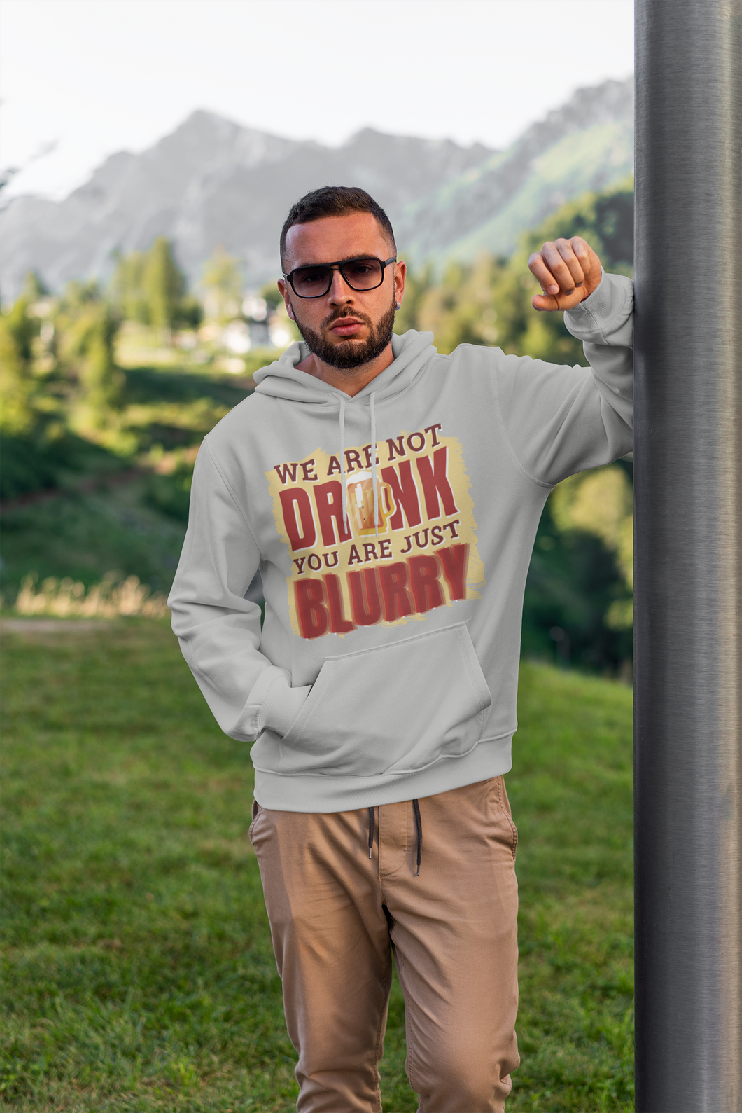 Not Drunk You Are Blurry Men Hoodies-KidsFashionVilla