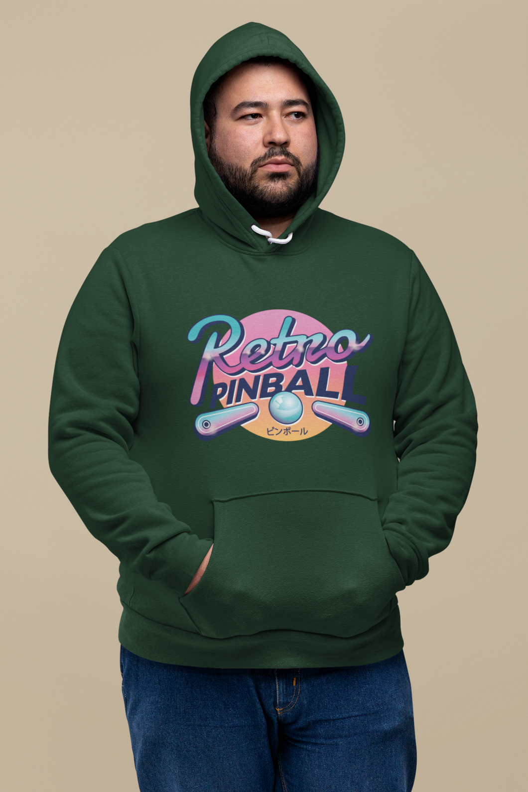 Retro Pinball Men Hoodies-KidsFashionVilla