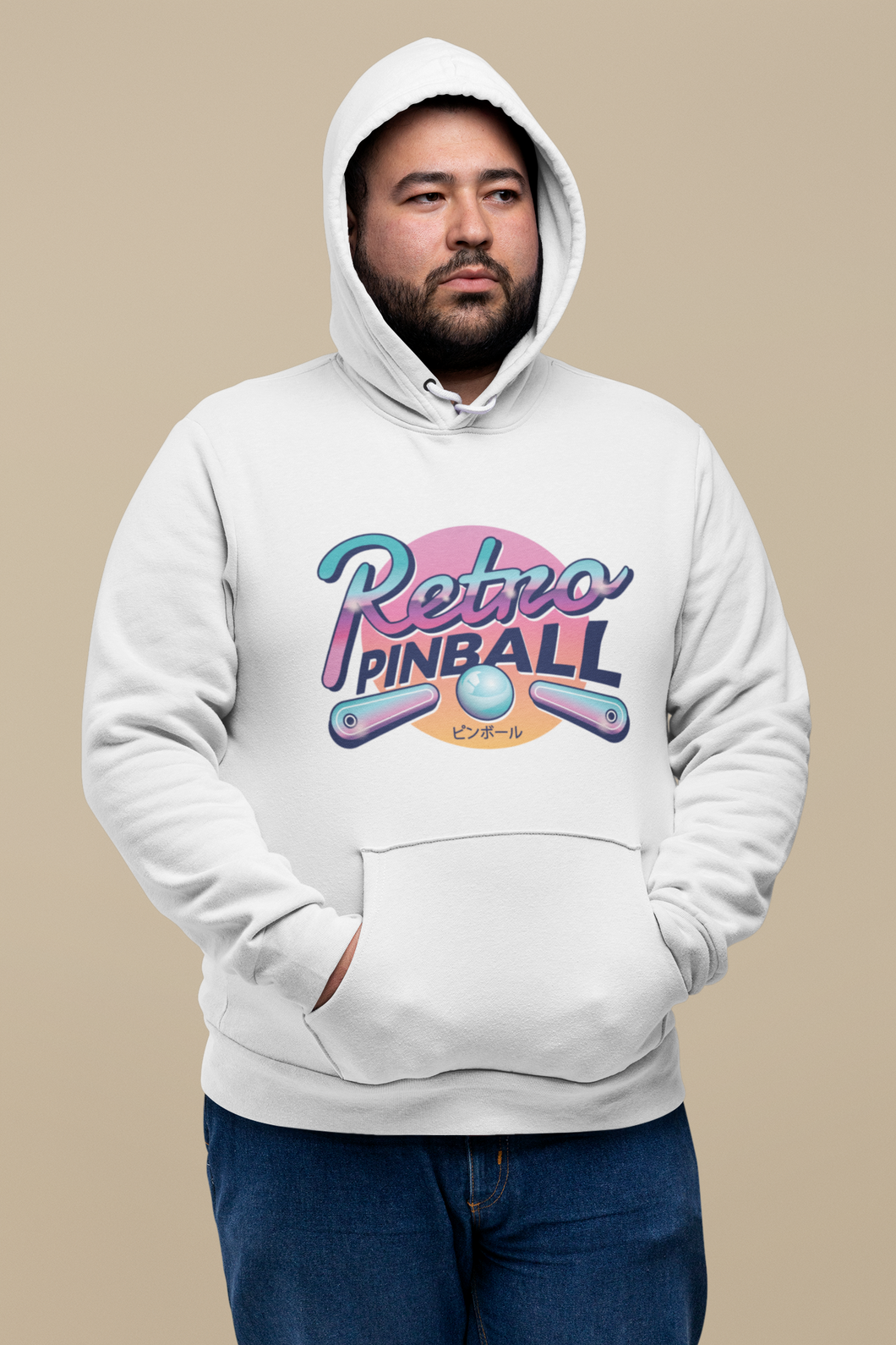 Retro Pinball Men Hoodies-KidsFashionVilla