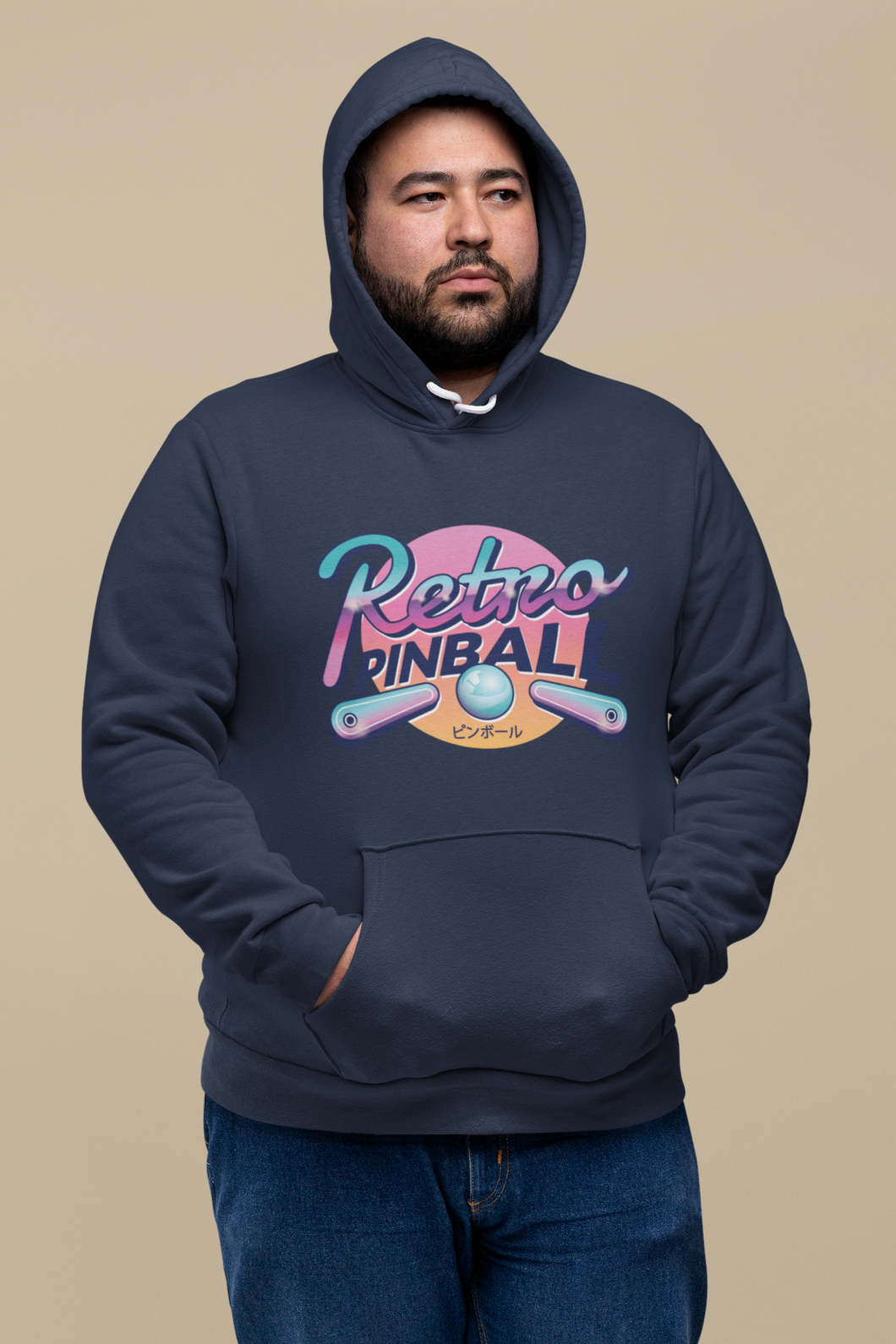 Retro Pinball Men Hoodies-KidsFashionVilla