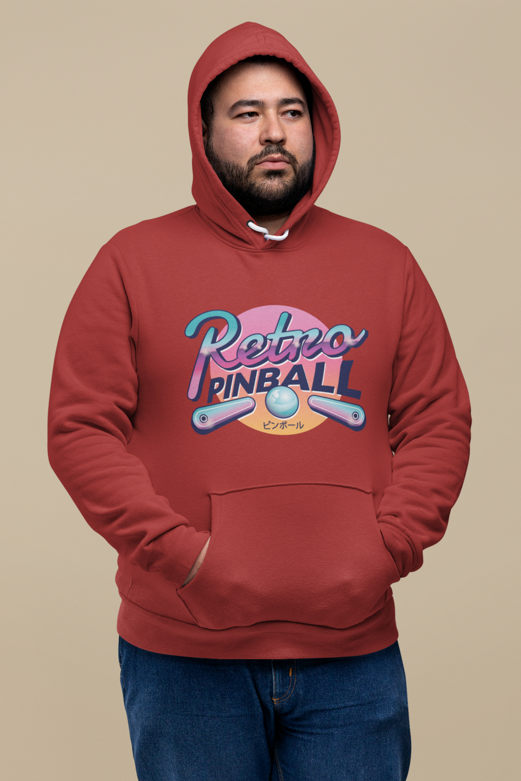 Retro Pinball Men Hoodies-KidsFashionVilla