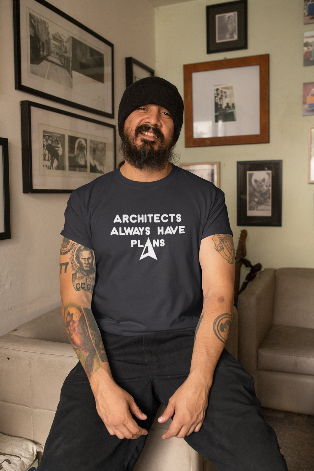 Architecture Always Have Plans Architect Profession Mens Half Sleeves T-shirt- KidsFashionVilla
