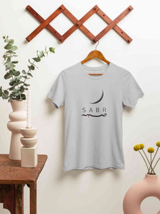 Sabr Urdu Word Mens Half Sleeves T-shirt- KidsFashionVilla