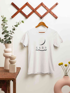 Sabr Urdu Word Mens Half Sleeves T-shirt- KidsFashionVilla