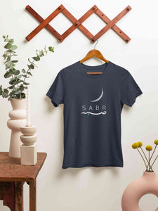 Sabr Urdu Word Mens Half Sleeves T-shirt- KidsFashionVilla