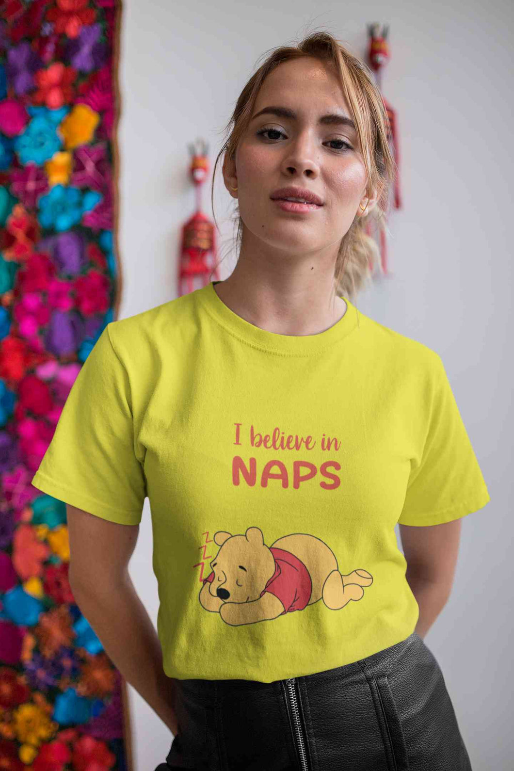 I Believe In Naps Women Half Sleeves T-shirt- KidsFashionVilla