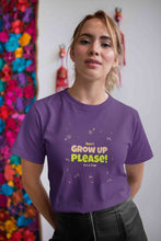 Load image into Gallery viewer, Do Not Grow Up Please It Is A Trap Women Half Sleeves T-shirt- KidsFashionVilla
